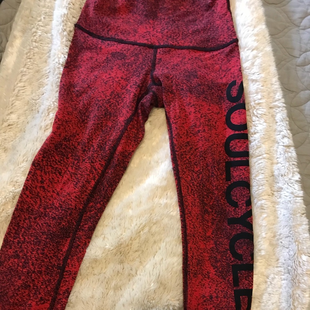 Soul Cycle x Lululemon High Waisted Leggings